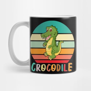 Vintage Retro Crocodile Mug